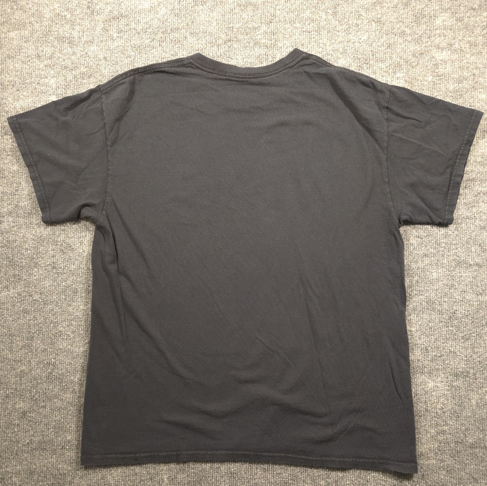 Eminem Slim Shady Mugshot Tee Bravado 2011 Y2K Style Rap T-Shirt Faded Black L - Picture 7 of 7